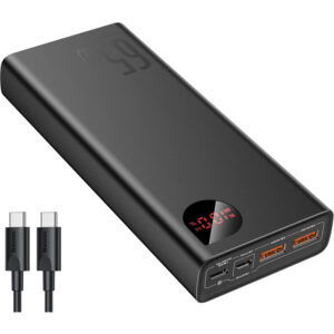 BASEUS PPADM65-S Powerbank 20000mAh 65W 2x USB-A USB-C Ladegerät – Bild 7