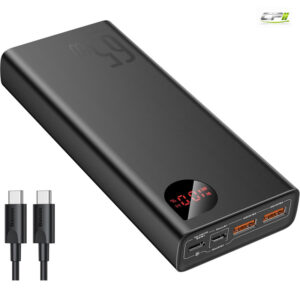 BASEUS Powerbank 20000mAh, 65 Watt, 2x USB-A, USB-C