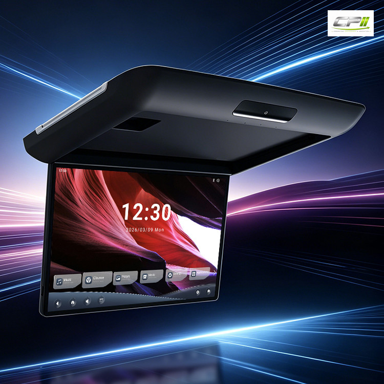CARAVAN Motorisierter 17.5" Deckenmonitor mit Android, 4G Modem und HDMI-Eingang