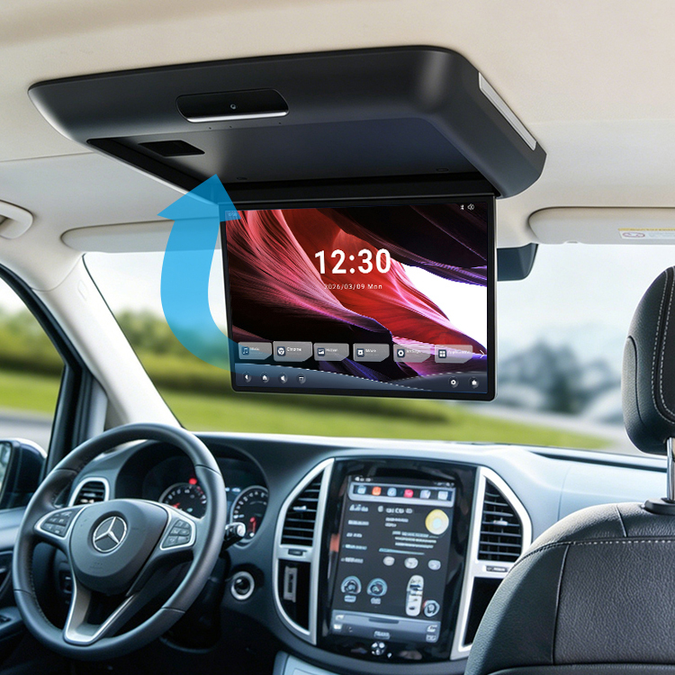 Ampire PD1757FL motorisierter 17,5" Deckenmonitor Android 4G HDMI Auto – Bild 19