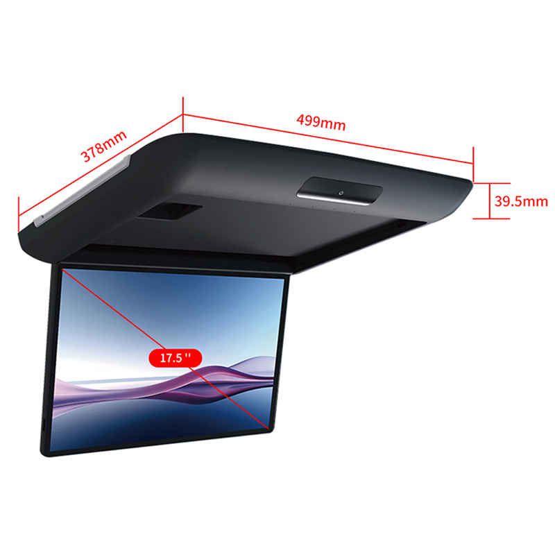 Ampire PD1757FL motorisierter 17,5" Deckenmonitor Android 4G HDMI Auto – Bild 20