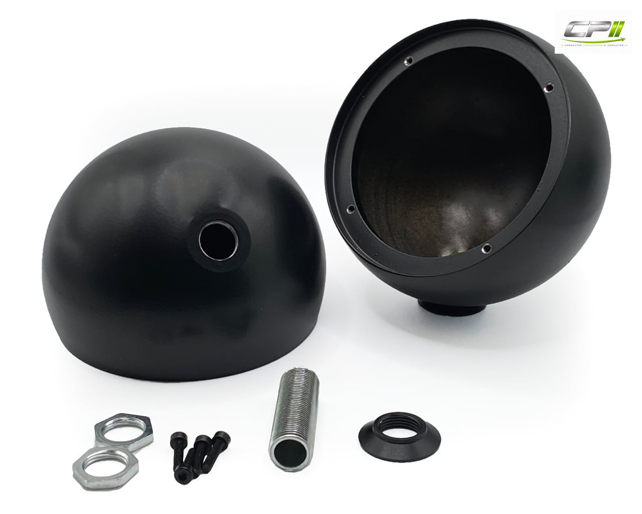Car Specials Alugehäuse Ø100 mm für Hertz MPK 163.3 MP70.3 Mitteltöner in schwarz mit M13 Gewinde