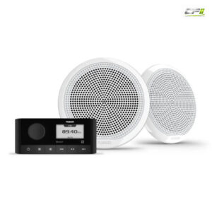 AMPIRE FUSION® Komplett-Set DAB+ Radio RA60 + 16cm,6.5" EL-Lautsprecher (Classic weiss)