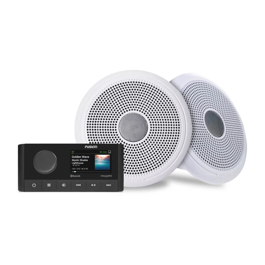 AMPIRE Fusion Marineradio Komplett-Set mit 16 cm XS-Koaxiallautsprechern, weiß – Bild 25