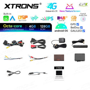 Android Autoradio Xtrons für Porsche 911/ Cayman/ Boxster mit PCM 3.1 System 4/128 GB – IAH84BSTPT-16 CPII