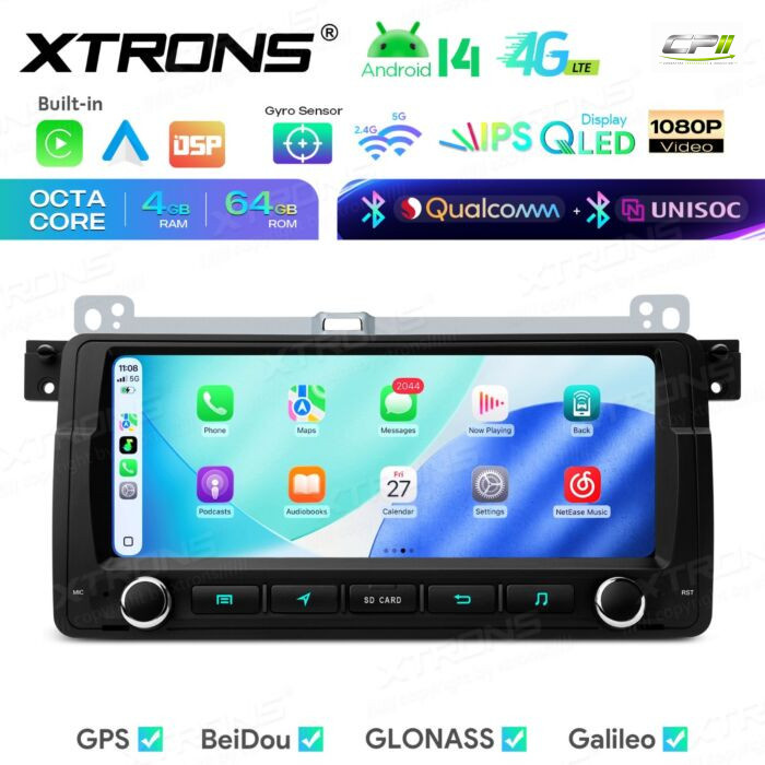 Android Autoradio Xtrons für BMW/ROVER/MG 4/64 GB – IM8446BH-02 CPII