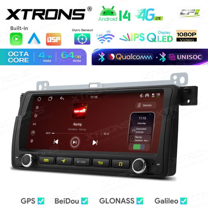 Android Autoradio Xtrons für BMW/ROVER/MG 4/64 GB – IM8446BH-09 CPII