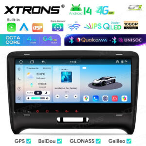 Android 14 IM84TTAH Autoradio Octa Core 4+64GB LTE GPS Navi für AUDI TT MK2 8J 06-12 – IM84TTAH-02 CPII