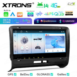 Android 14 IM84TTAH Autoradio Octa Core 4+64GB LTE GPS Navi für AUDI TT MK2 8J 06-12 – IM84TTAH-06 CPII