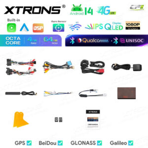 Android 14 IM84TTAH Autoradio Octa Core 4+64GB LTE GPS Navi für AUDI TT MK2 8J 06-12 – IM84TTAH-11 CPII