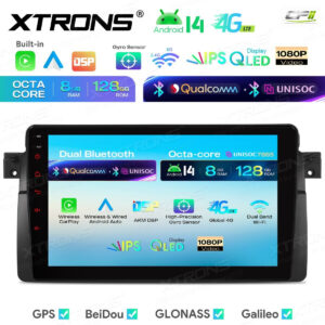Android Autoradio Xtrons für BMW/Rover/MG 8/128 GB – IMHP9446B-03 CPII