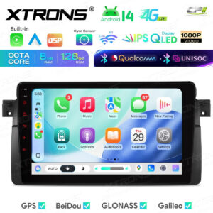 Android Autoradio Xtrons für BMW/Rover/MG 8/128 GB – IMHP9446B-06 CPII