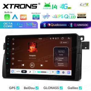 Android Autoradio Xtrons für BMW/Rover/MG 8/128 GB – IMHP9446B-10 CPII