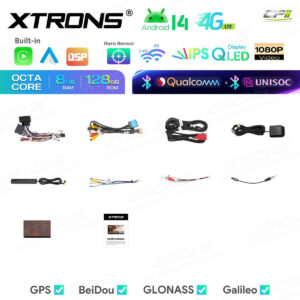 Android Autoradio Xtrons für BMW/Rover/MG 8/128 GB – IMHP9446B-14 CPII