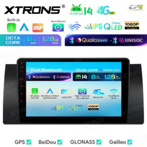 Android Autoradio Xtrons für BMW X5 E53 1999-2006 8/128 GB – IMHP9453B-04 CPII