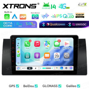 Android Autoradio Xtrons für BMW X5 E53 1999-2006 8/128 GB – IMHP9453B-06 CPII