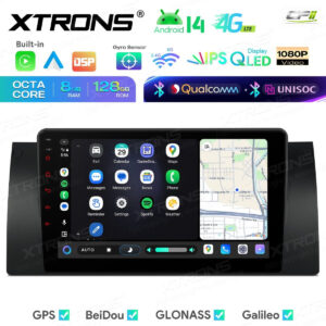 Android Autoradio Xtrons für BMW X5 E53 1999-2006 8/128 GB – IMHP9453B-07 CPII