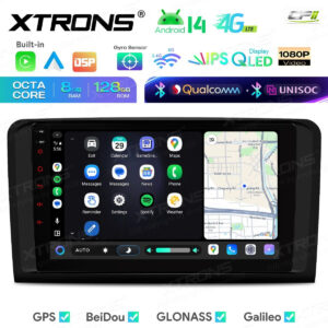 Android Autoradio Xtrons für Mercedes-Benz ML-Klasse W164/ GL-Klasse X164 8/128 GB – IMHP94M164-06 CPII