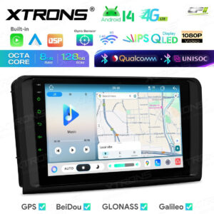 Android Autoradio Xtrons für Mercedes-Benz ML-Klasse W164/ GL-Klasse X164 8/128 GB – IMHP94M164-07 CPII