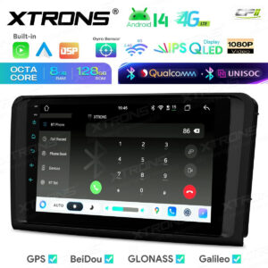 Android Autoradio Xtrons für Mercedes-Benz ML-Klasse W164/ GL-Klasse X164 8/128 GB – IMHP94M164-09 CPII