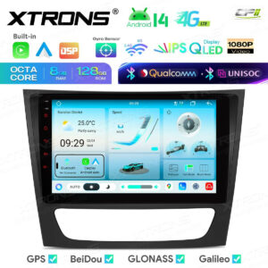 Android Autoradio Xtrons für Mercedes-Benz E-Klasse W211/CLS-Klasse W219 8/128 GB – IMHP94M211-03 CPII
