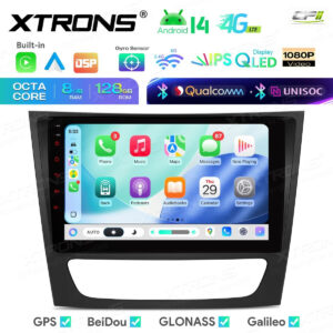 Android Autoradio Xtrons für Mercedes-Benz E-Klasse W211/CLS-Klasse W219 8/128 GB – IMHP94M211-07 CPII