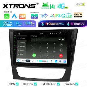 Android Autoradio Xtrons für Mercedes-Benz E-Klasse W211/CLS-Klasse W219 8/128 GB – IMHP94M211-10 CPII