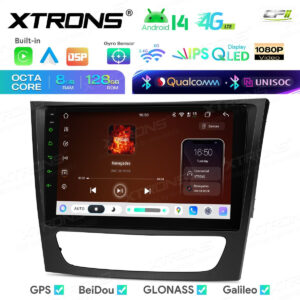 Android Autoradio Xtrons für Mercedes-Benz E-Klasse W211/CLS-Klasse W219 8/128 GB – IMHP94M211-11 CPII