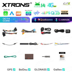 Android Autoradio Xtrons für Mercedes-Benz E-Klasse W211/CLS-Klasse W219 8/128 GB – IMHP94M211-14 CPII