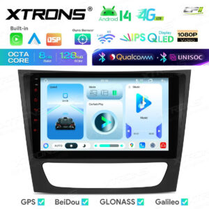 Android Autoradio Xtrons für Mercedes-Benz E-Klasse W211/CLS-Klasse W219 8/128 GB