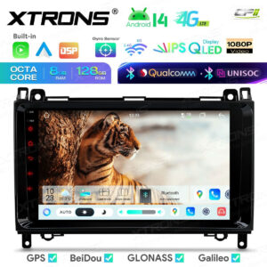 Android Autoradio Xtrons für Mercedes-Benz/Volkswagen 8/128 GB – IMHP94M245-02 CPII