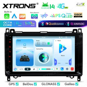 Android Autoradio Xtrons für Mercedes-Benz/Volkswagen 8/128 GB – IMHP94M245-03 CPII
