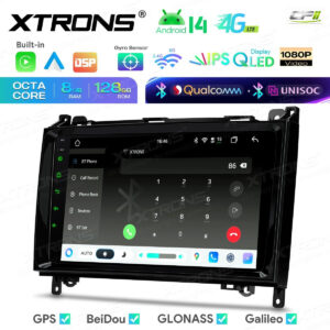 Android Autoradio Xtrons für Mercedes-Benz/Volkswagen 8/128 GB – IMHP94M245-06 CPII