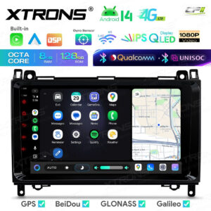 Android Autoradio Xtrons für Mercedes-Benz/Volkswagen 8/128 GB – IMHP94M245-09 CPII