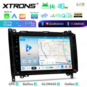 Android Autoradio Xtrons für Mercedes-Benz/Volkswagen 8/128 GB – IMHP94M245-10 CPII