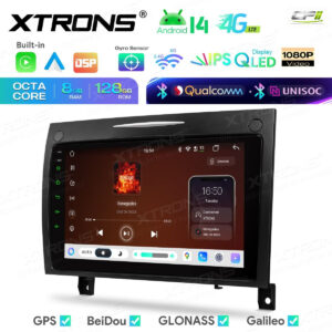 Android Autoradio Xtrons für Mercedes-Benz SLK-Klasse R171 2004-2011 8/128 GB – IMHP94M350-09 CPII