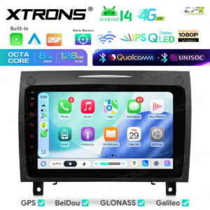 Android Autoradio Xtrons für Mercedes-Benz SLK-Klasse R171 2004-2011 8/128 GB – IMHP94M350-11 CPII