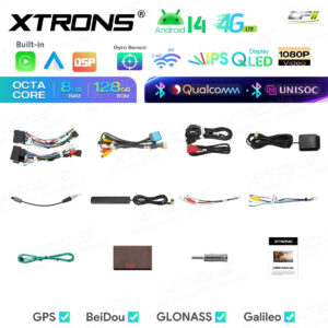 Android Autoradio Xtrons für Mercedes-Benz SLK-Klasse R171 2004-2011 8/128 GB – IMHP94M350-14 CPII