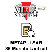 META SYSTEM Prepaid-Aufladung 36 Monate für METAPULSAR