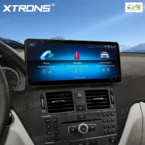 Android Autoradio Xtrons für Mercedes-Benz C-Klasse W204 (2007–2010) 8/128 GB – QBMH2440M12C40-08 CPII