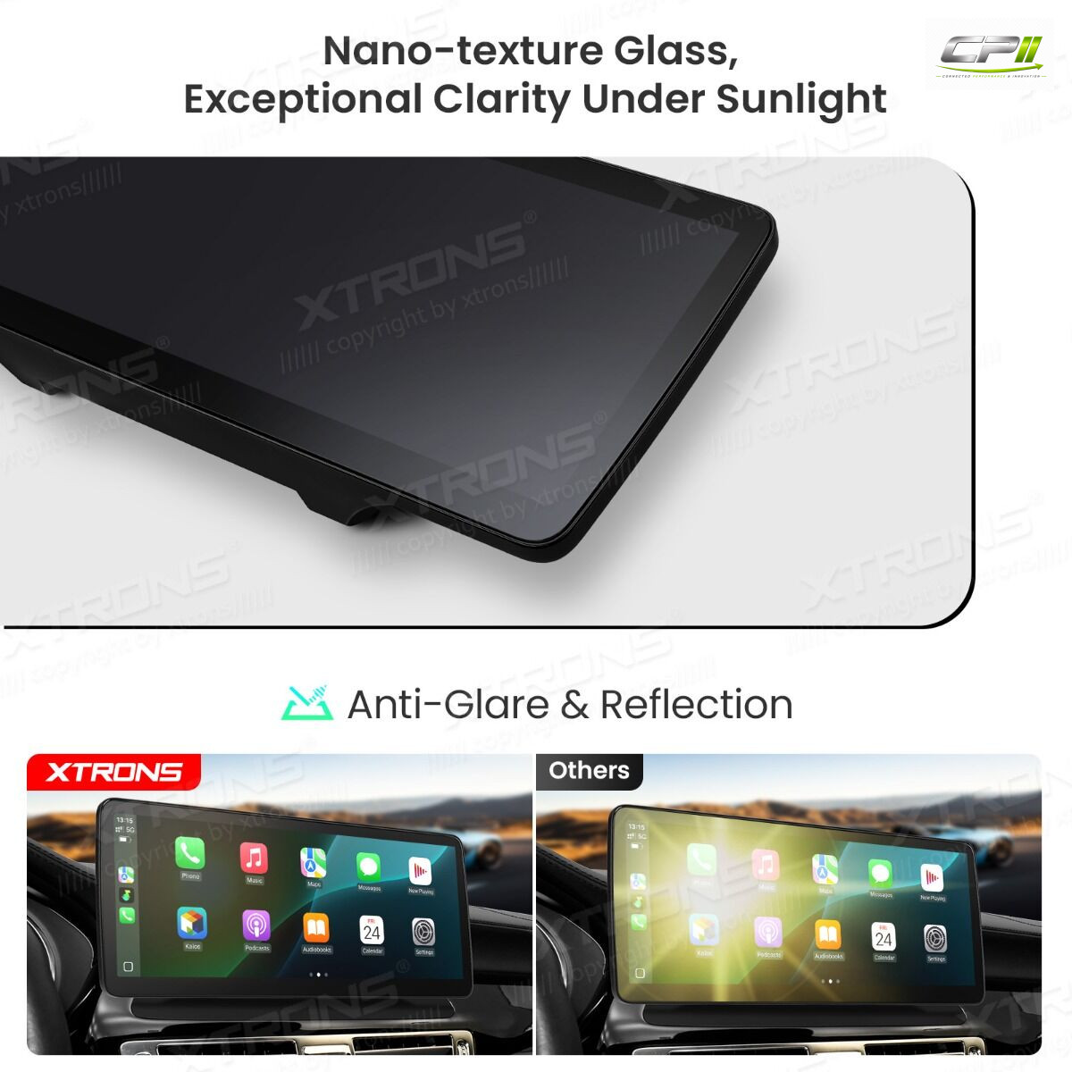Android Autoradio Xtrons für Mercedes-Benz CLS-Klasse C218/W218 2010-2012 NTG 4.0 8/128 GB – QBMH2440M12CLS-05 CPII