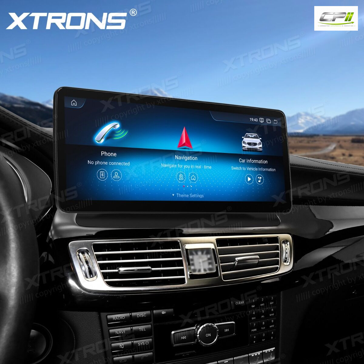 Android Autoradio Xtrons für Mercedes-Benz CLS-Klasse C218/W218 2010-2012 NTG 4.0 8/128 GB – QBMH2440M12CLS-08 CPII