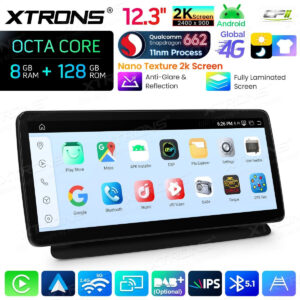 Android Autoradio Xtrons für Mercedes-Benz CLS-Klasse C218/W218 2010-2012 NTG 4.0 8/128 GB – QBMH2440M12CLS-12 CPII