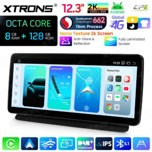 Android Autoradio Xtrons für Mercedes-Benz CLS-Klasse C218/W218 2010-2012 NTG 4.0 8/128 GB – QBMH2440M12CLS-14 CPII