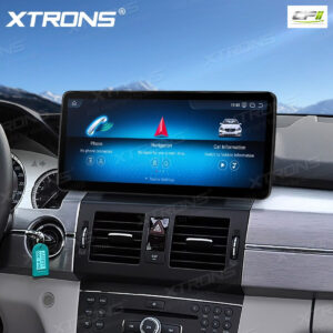 Android Autoradio Xtrons für Mercedes-Benz GLK-Klasse X204 2008 bis 2012 LHD NTG 4.0 8/128 GB – QBMH2440M12GLK40L-08 CPII