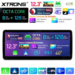 Xtrons QBMH2445M12BL Android Autoradio Mercedes-Benz B-Klasse W246 12,3" 2K – Bild 6