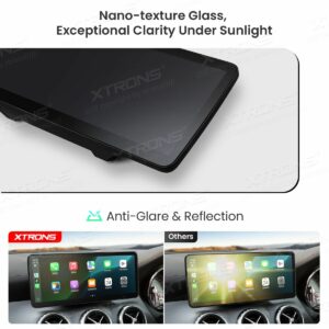 Android Autoradio Xtrons für Mercedes-Benz B-Klasse W246 (2012–2015, Rechtslenker, NTG 4.5/4.7) 8/128 GB – QBMH2445M12BL-05