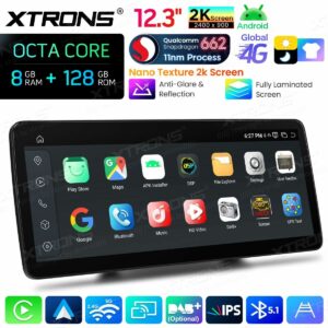 Android Autoradio Xtrons für Mercedes-Benz B-Klasse W246 (2012–2015, Rechtslenker, NTG 4.5/4.7) 8/128 GB – QBMH2445M12BL-09