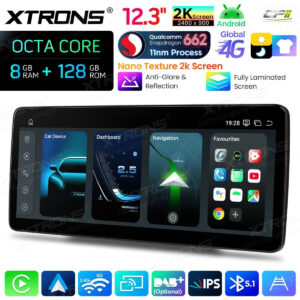 Xtrons QBMH2445M12BL Android Autoradio Mercedes-Benz B-Klasse W246 12,3" 2K – Bild 12