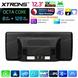 Android Autoradio Xtrons für Mercedes-Benz B-Klasse W246 (2012–2015, Rechtslenker, NTG 4.5/4.7) 8/128 GB – QBMH2445M12BL-13